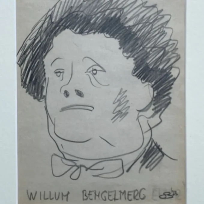 Willum Bengelmerg, tekening