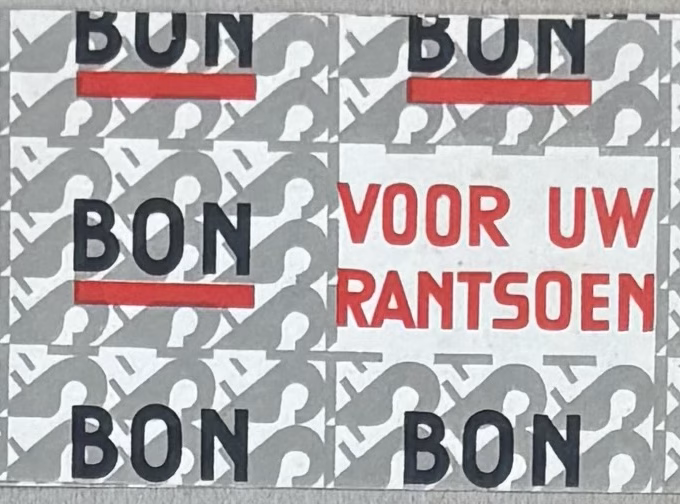 Rantsoenbon, 7x15 cm