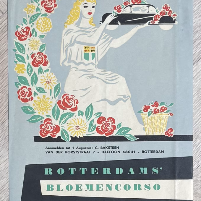 Bloemencorso, flyer, 24x16 cm