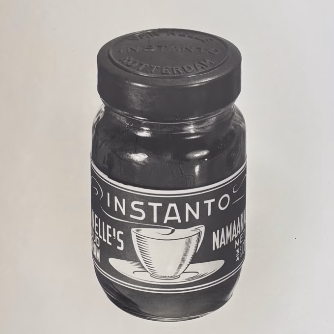 Instanto 4 product etiket van Nelle