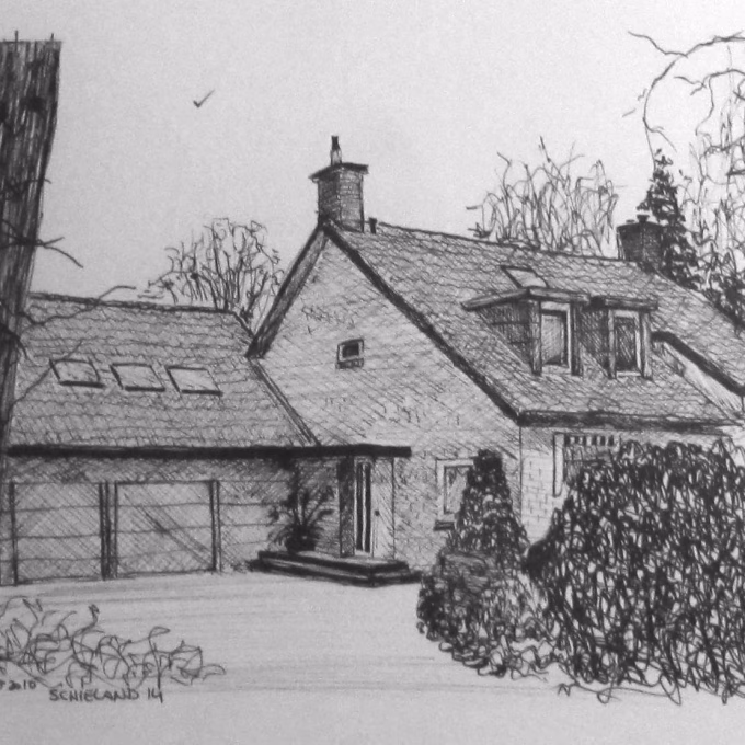 Schieland 14, inkt op papier, 21x29 cm, 2010