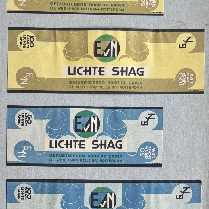 Lichte shag, 6,5x19 en 6,5x16 cm