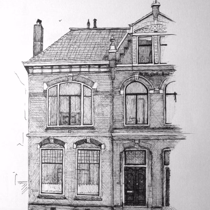 Vaart ZZ 43, inkt op papier, 29x21 cm, 2010