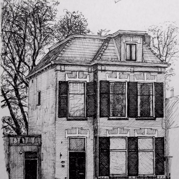 Vaart NZ 72, inkt op papier, 29x21 cm, 2013