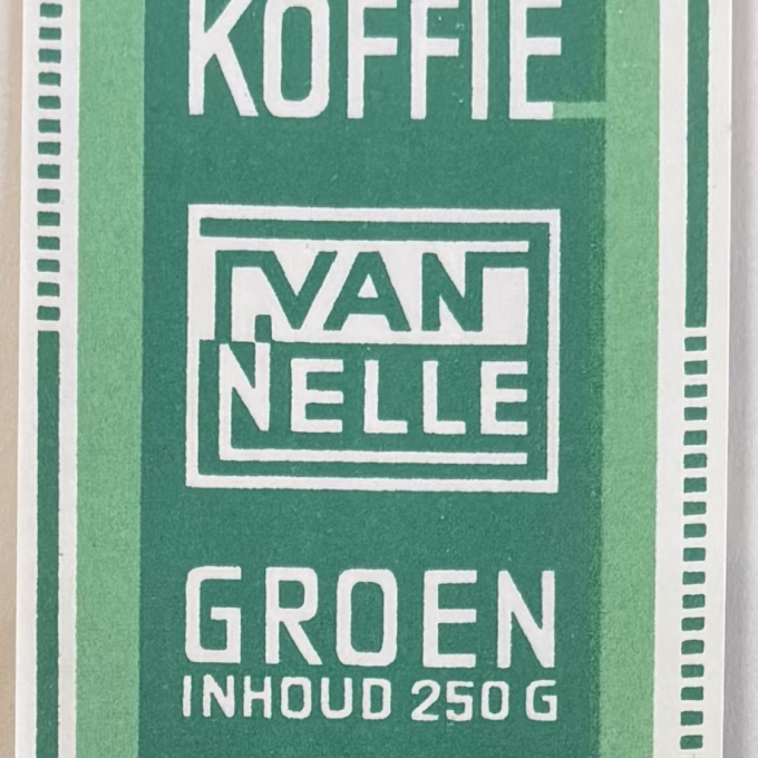 van Nelle Groen gemalen wikkel 250 25,5 x 7 cm