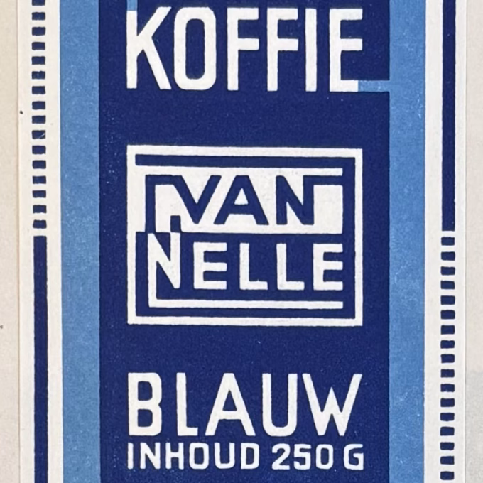 van Nelle Blauw wikkel 250 25,5 x 7 cm