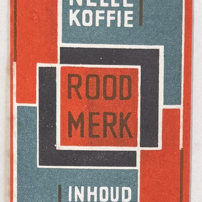 van Nelle Roodmerk gemalen wikkel 250 25,5 x 7 cm