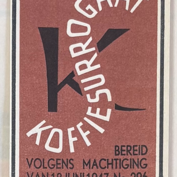 van Nelle koffiesurrogaat wikkel 25 x 7 cm