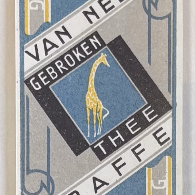 van Nelle Giraffe wikkel 100 20,5 x 4,5 cm