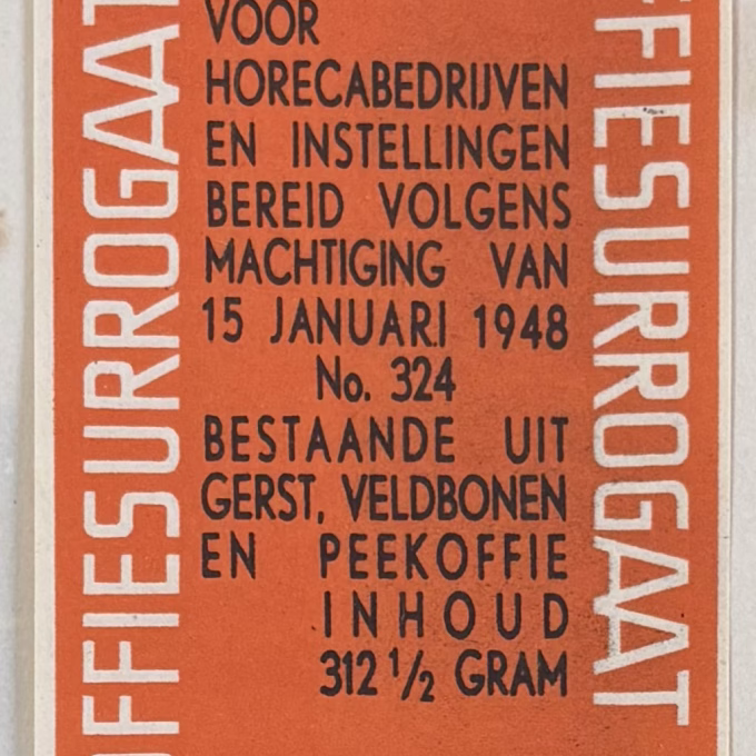 van Nelle Koffiesurrogaat 25 x 7 cm