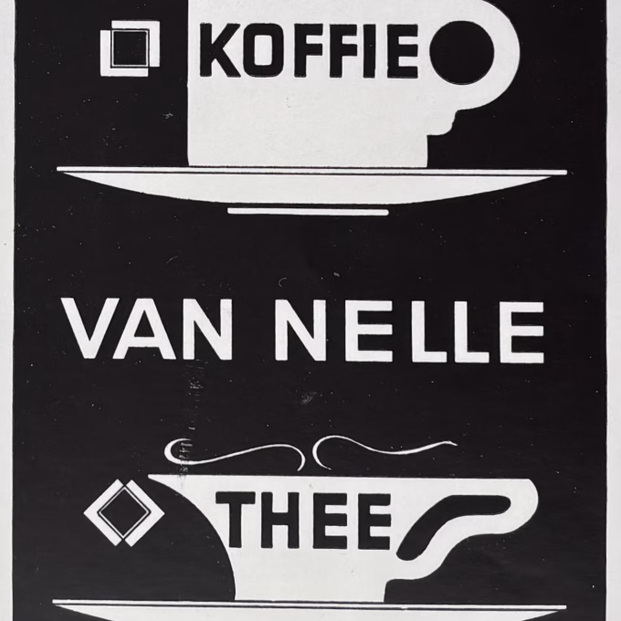 van Nelle koffie thee vertikaal 10x8 cm