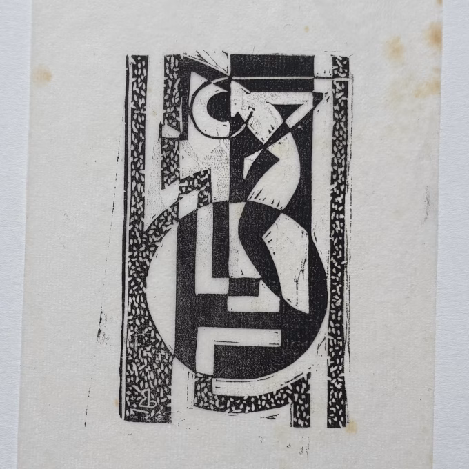 Decoratie 1924 10 x 5,5 cm