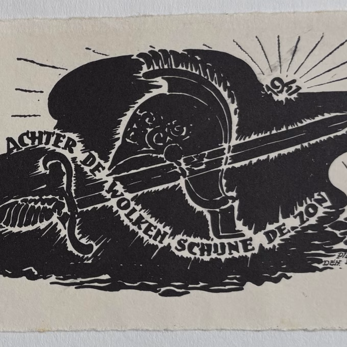 Oud en nieuw 1941 6,5 x 11 cm