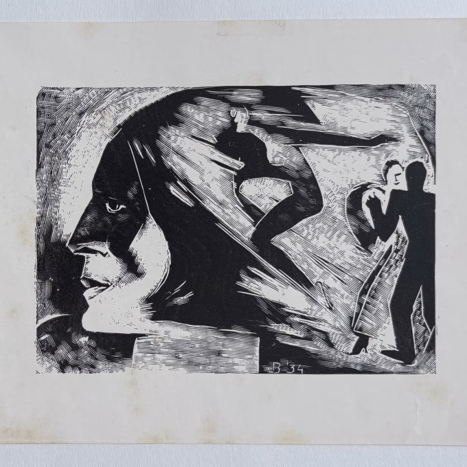 Portret 1934 8 x 11,5 cm