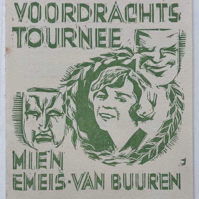 Tournee Mien Emeis van Buuren 16 x 12,5 cm